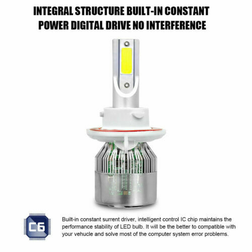 For Nissan NV200 2013-2019-2X 2 Side 9008 / H13 LED Headlight 6000K White Bulbs