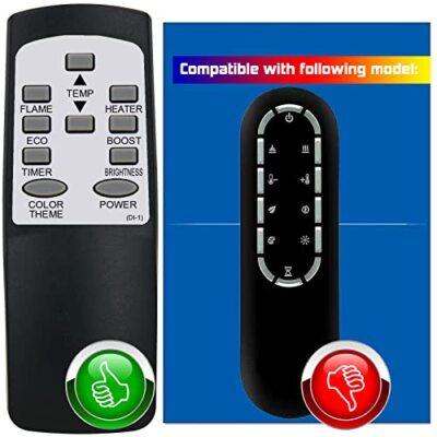 YAOHUIMI Replacement Remote Control for Dimplex Electric Fireplace RBF30 6909780