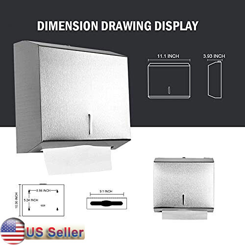 Dispenser Commercial Grade Stainless Steel Touchless