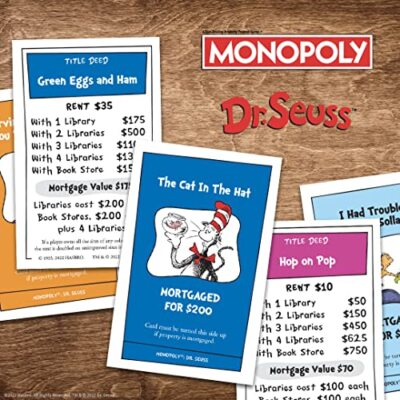 Monopoly: Dr. Seuss Edition Board Game