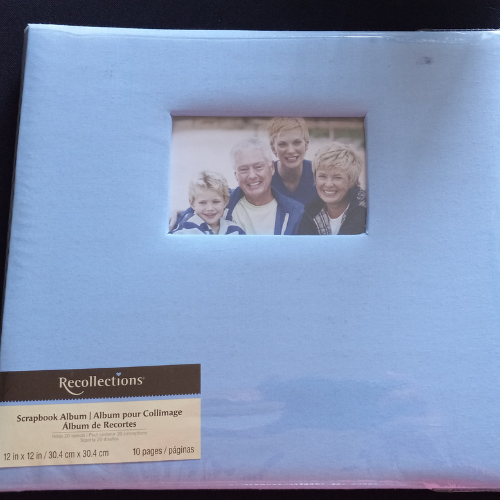 Recollections 12x12 Scrapbook post-bound/expandable - 10 top
