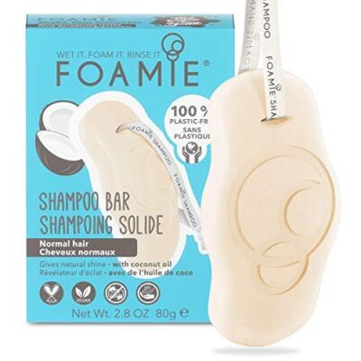 FOAMIE Shampoo Bar For Normal Hair With Coconut Oil 2.8 oz.
