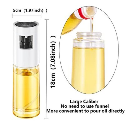 SweeHo Oil Sprayer Cooking, Food-Grade Olive Oil Sprayer Mister Dispenser, 120ml