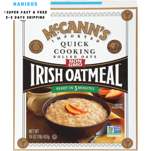 McCann's Irish Oatmeal, Quick Cooking Rolled Oats, 16 1 Pound (Pack of 1)