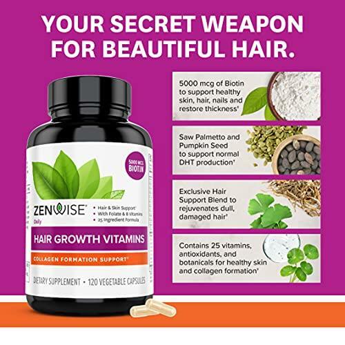 Zenwise Hair Growth Vitamins Hair Loss Treatment With Biotin Saw Palmetto Dht Kupit S Dostavkoj Iz Ssha Cena 5 639 Rub