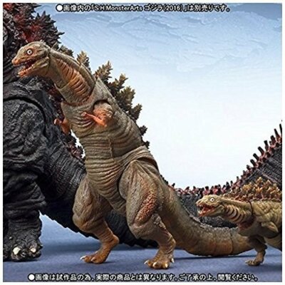 “GODZILLA THE ART”Limited set of 3 S.H. Monster Arts Godzilla 2016 Second & Third Form Set Shin