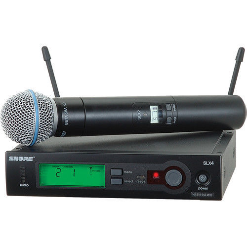 Shure SLX4 L4 Wireless Microphone Receiver 638-662 MHz No AC Shure SLX4 L4 Wireless Microphone Receiver 638-662 MHz No AC