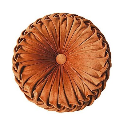 Round top orange pillow