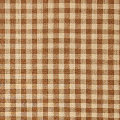 HOMESPUN Cotton Fabric Check 150 Light Brown Natural BY THE YARD Free Ship