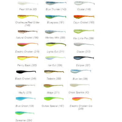 Bobby Garland Crappie Baits - Itty Bit Swim'R - 1.25 - Choose Color 