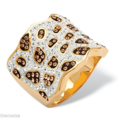 Atelier Swarovski Jason Wu Mosaic Double Ring Crystal 52 55 58 New