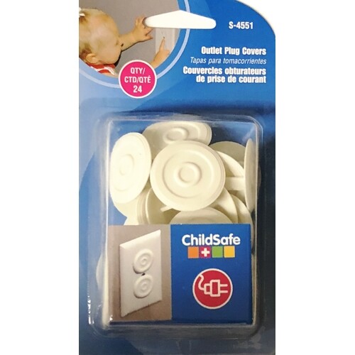 Child Safe Outlet Plug Covers S-4551 (24 Count Package) PLPCI