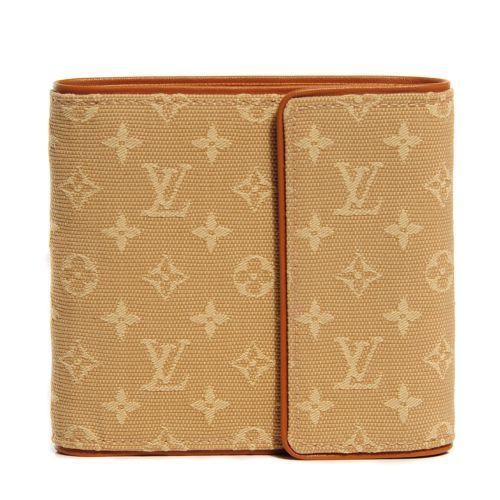 Louis Vuitton Blue Cloud Monogram Slender Wallet - SAVIC