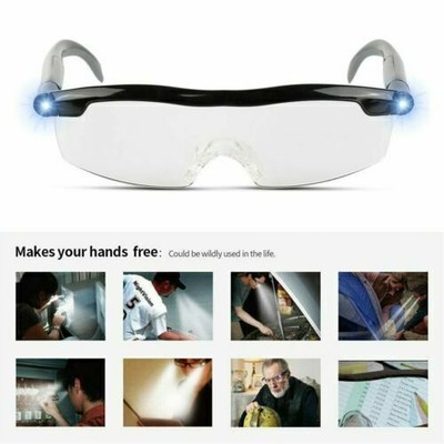 2022 NEW MIGHTY SIGHT LED Magnifying EYEWEAR Battery Glasses Magnifier 160%