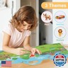 Toddler Reusable Sticker Books for Toddlers, Reusable Stickers for Toddlers, Reusable Sticker Books for Toddlers Toddler Sticker Books 3 Pack (Farm Vehicle Animal)