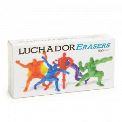 Luchador Figures Erasers Set (5 Character Wrestling Figures Er...
