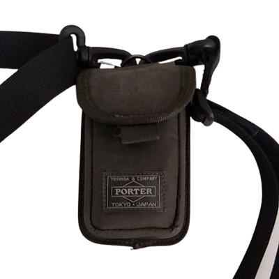 PORTER Yoshida Bag  Mini Pouch  OLIVEDRAB Case From Japan Used