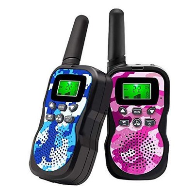 Walkie Talkie for Kids, Toys for 3-12 Year Old Boys Girls with Blue&Pink
