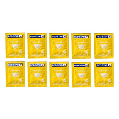 10 Pk Active Dry Blanc Champagne Fermenter Yeast For Home Wine Cider Mead Making