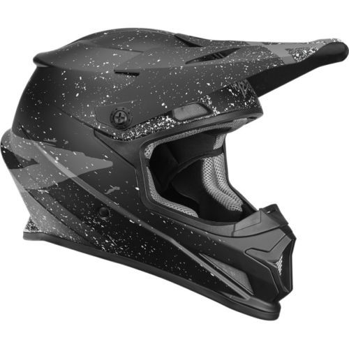 THOR Sector Fader Black/Grey Helmet Size M 57-58cm Dot Certified