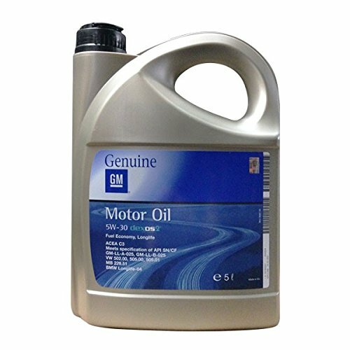 5 LT OLIO MOTORE OPEL GM 5W30 DEXOS2 MOTORI BENZINA E DIESEL