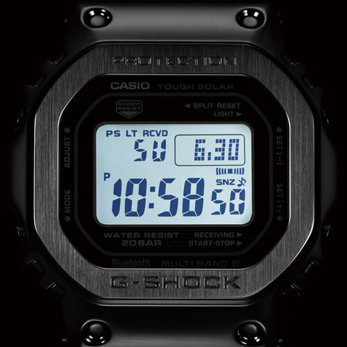 Pre-owned Casio Gmw-b5000d-1jf G-shock Origin Bluetooth Watch Japan Domestic Version