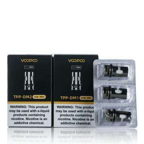 Voopoo TPP-DM1 0.15Ω TPP-DM2 0.2Ω Replacement Coils Authentic UK STOCK – 3 Pck
