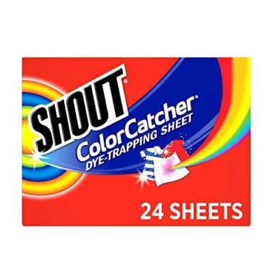 Shout Color Catcher, Dye-Trapping Sheets, 24 Sheets 24 Count (Pack of 1), Red