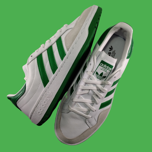 white and green adidas womens