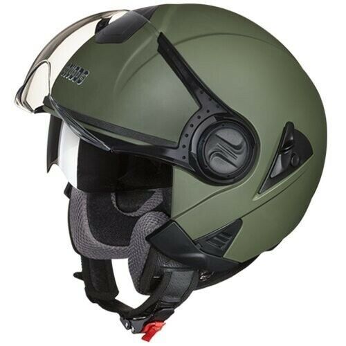 Studds Downtown Half Helmet Military Green M Size  