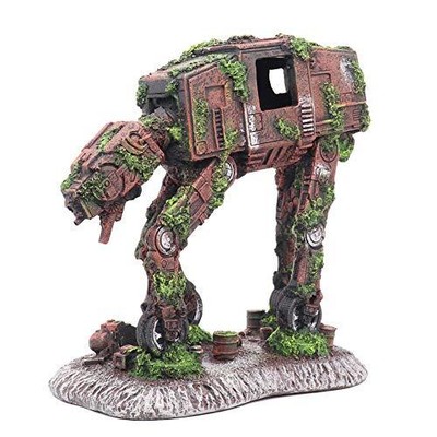 ROBOT DOG Walking Land Tank Aquarium Ornament Fish Tank Decorations By ULIFERY