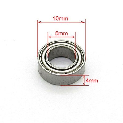 5x10x4 Mm Miniature Deep Groove Ball Bearing Skateboard Bearings Mr105zz L1050zz