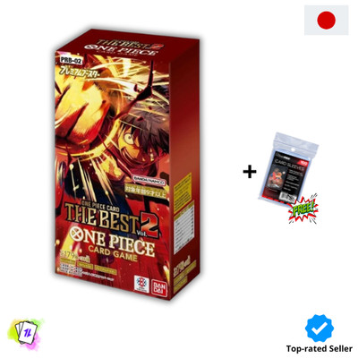 One Piece Card Game PRB02 The Best Vol.2 Premium Booster Box Jap Sealed PRB-02
