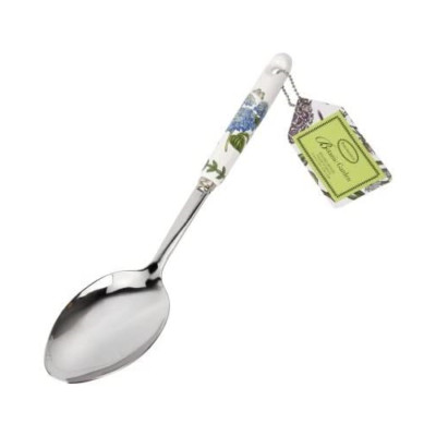 Portmeirion Botanic Garden Serving Spoon with Porcelain Handle (Hydrangea)