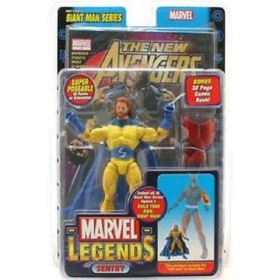 Toybiz Marvel Legends  Giant Man Series  Sentry BeardYellow Variant 6 Figure