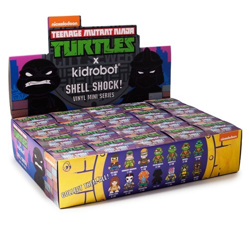Kidrobot Teenage Mutant Ninja Turtles TMNT Shell Shock Mini