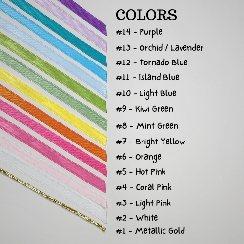 My Little Pony (MLP) G1 Replacement Tail Ribbons: 14 Colors - FREE SHIPPING!