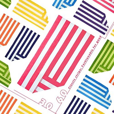 4 Pack Large Cabana Stripe Beach Towels, Lightweight Soft Microfiber Beach To...