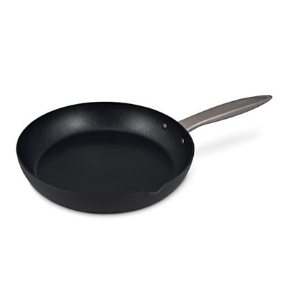 Hand Anodized Frying Pan With Pour Spout Nonsti
