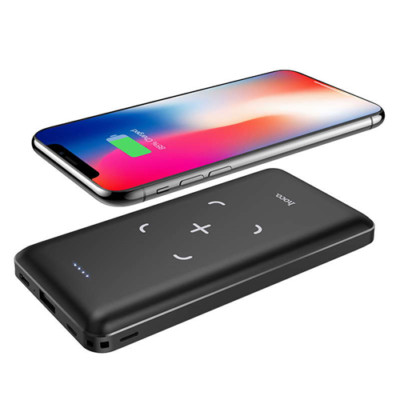 Power Bank con ric. wireless J50 Surf nero 10000 mAh 1xUSB 5V 2A