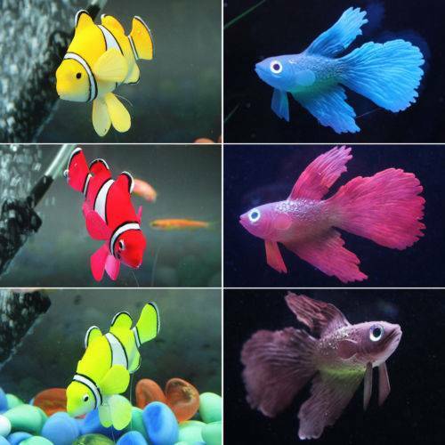 Aquarium Schwimmende Künstliche Fische Ornament Dekoration Für Fisch Tank Hot
