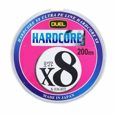 DUEL HARDCORE X8 1.0 (20lb)-200m ULTRA PE (Braided) 100% Line japan