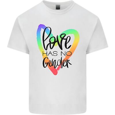 Lgbt Amour A Non Genre Gay Pride Jour Homme Coton T-Shirt Tee