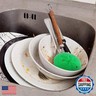 Blulu Plastic Dish Scrubbers for Dishes Pot Round Nylon Pad, Mesh Scouring Non Scratch Pads(Rainbow Colors,30 Pieces)