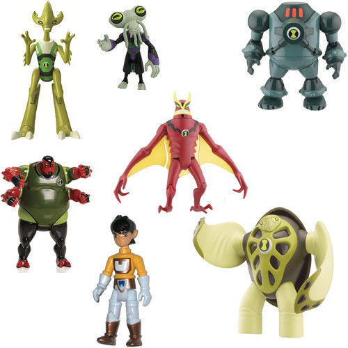 7x RANDOM MIX Ben 10 Ten Figures 15cm LARGER SIZE Set Job