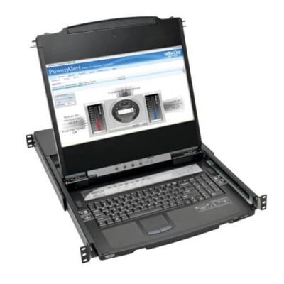 NetDirector 8-Port 1U Rack-Mount Console HDMI KVM Switch with 17 in. LCD