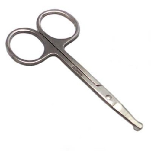 Forbici Forbicine Per Peli Naso e Orecchie Stainless Acciaio Scissors dfh