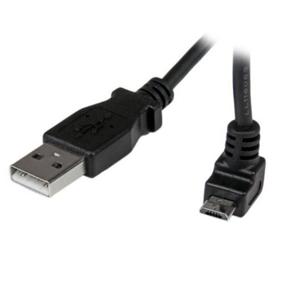 StarTech.com 1m Micro USB Cable - A to Up Angle Micro B (USBAUB1MU)