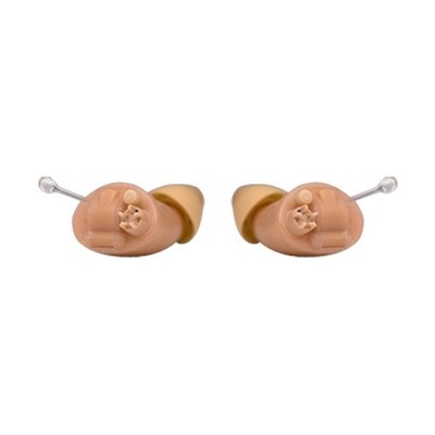 Pair of CIC Digital/Programmable Hearing Aid w/WARRANTY, BATTERIES