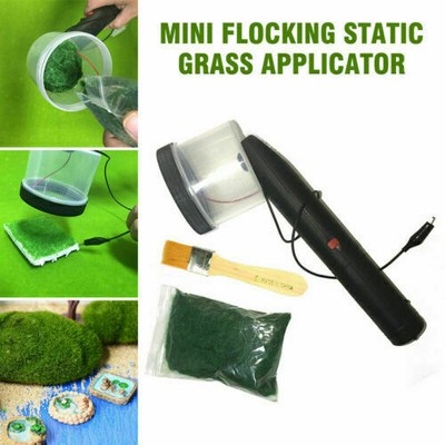 Portable Mini Handheld Static Grass Flock Applicator Strong Flocking Capacity